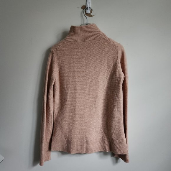 *SOLD* EQUIPMENT Femme | Wool sweater mock neck blush peachy pink sz XS - Picture 2 of 8